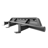 Frame Mounted Steel Rock Sliders Textured Black 18-Up Jeep Wrangler JL 4 Door Go Rhino