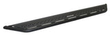 Dominator Xtreme D6 SideSteps Cab Length Body Mount Rock Slider with a wide step With Frame Mounted Bracket Kit Textured Black 2018-2026 Jeep Wrangler Go Rhino