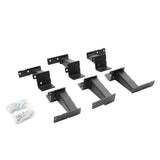 Dominator Xtreme DSS SideSteps 73 Inch With Frame Mounted Bracket Kit Textured Black 2021-2025 Ford Bronco Go Rhino