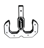 Hulk 2.0 16K Tow Hook 2 Inch Shank Black/White Gen Y Hitch