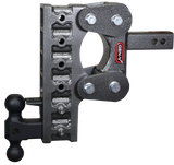 The Boss Torsion Flex 2 Inch Shank 10 Inch Drop 1.1K TW 10K Hitch & GH-031 Dual-Ball & GH-032 Pintle Lock Gen Y Hitch