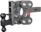The Boss Torsion Flex 2.5 Inch Shank 5 Inch Drop 1.7K TW 16K Hitch & GH-051 Dual-Ball & GH-032 Pintle Lock Gen Y Hitch