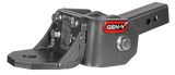 Glyder Torsion Flex 2 Inch Shank 2 Inch drop .4K .7K TW 7K Hitch & Ball Platform with 1 Inch Diameter Mounting Hole Gen Y Hitch