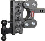 The Boss Torsion Flex 2 Inch Shank 7.5 Inch Drop 1.7K TW 16K Hitch & GH-051 Dual-Ball & GH-032 Pintle Lock Gen Y Hitch