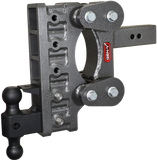 The Boss Torsion Flex 2.5 Inch Shank 9 Inch Drop 2.4K TW 21K Hitch & GH-061 Dual-Ball & GH-062 Pintle Lock Gen Y Hitch