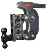 The Boss Torsion Flex 2 Inch Shank 12.5 Inch Drop 1.7K TW 16K Hitch & GH-051 Dual-Ball & GH-0100 Stabilizer Kit Gen Y Hitch