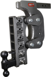 The Boss Torsion Flex 2 Inch Shank 17.5 Inch Drop 1.7K TW 16K Hitch & GH-051 Dual-Ball & GH-032 Pintle Lock & GH-0100 Stab Kit Gen Y Hitch