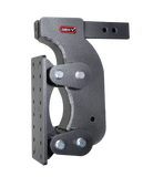 The Boss Torsion Flex Pintle Plate 2.5 Inch Shank 15 Inch Drop 2.4K TW 21K Hitch & GH-0101 Stabilizer Kit Gen Y Hitch