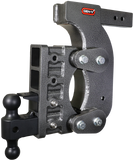 The Boss Torsion Flex 2.5 Inch Receiver 15 Inch Drop 2.4K TW 21K Hitch & GH-061 Dual-Ball & GH-062 Pintle Lock & GH-0101 Stab Kit Gen Y Hitch