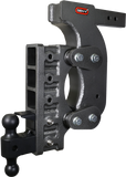 The Boss Torsion Flex 2.5 Inch Receiver 18 Inch Drop 2.4K TW 21K Hitch & GH-061 Dual-Ball & GH-062 Pintle Lock & GH-0101 Stab Kit Gen Y Hitch