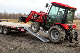 Single Heavy Duty 6 foot Aluminum Loading Ramp 14 Inch x 72 Inch 3K Capacity Gen Y Hitch