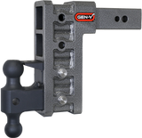 Mega Duty 2.5 Inch Shank 9 Inch Drop 3.5K TW 32K Hitch & GH-0161 Dual-Ball & GH-0162 Pintle Lock Gen Y Hitch