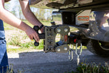 The Boss Torsion Flex Pintle Plate 3 Inch Shank 6.5 Inch Drop 2.4K TW 21K Hitch Gen Y Hitch