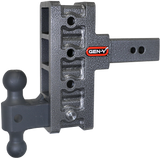 Mega Duty 2.5 Inch Offset Shank 3 Inch rise, 6 Inch Drop 3.5K TW 32K Hitch & GH-0161 Dual-Ball Gen Y Hitch