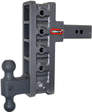 Mega Duty 2.5 Inch Offset Shank 3 Inch Rise, 9 Inch Drop 3.5K TW 32K Hitch & GH-0161 Dual-Ball Gen Y Hitch