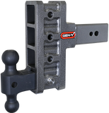 Mega Duty 3 Inch Offset Shank 3 Inch Rise, 6 Inch Drop 3.5K TW 32K Hitch & GH-0161 Dual-Ball Gen Y Hitch