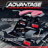 Advantage Hitch Fifth Wheel Gooseneck Combo for Trucks 25K Towing Fits Curt Q24 & A25 Fifth Wheel Head Gen Y Hitch