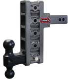 Mega Duty 2 Inch Offset Shank 2.5 Inch Rise 7.5 Inch Drop 2K TW 16K Hitch & GH-051 Dual-Ball Gen Y Hitch