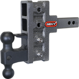 Mega Duty 2 Inch Offset Shank 2.5 Rise, 5 Inch Drop 2K TW 16K Hitch & GH-051 Dual-Ball & GH-032 Pintle Lock Gen Y Hitch
