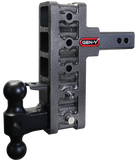 Mega Duty 2 Inch Offset Shank 2.5 Inch Rise 7.5 Inch Drop 2K TW 16K Hitch & GH-051 Dual-Ball & GH-032 Pintle Lock Gen Y Hitch
