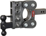 The Boss Torsion Flex 2.5 Inch Shank 5 Inch Drop 1.1K TW 10K Hitch & GH-031 Dual-Ball & GH-032 Pintle Lock Gen Y Hitch