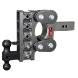 The Boss Torsion Flex 2.5 Inch Shank 7.5 Inch Drop 1.1K TW 10K Hitch & GH-031 Dual-Ball & GH-032 Pintle Lock Gen Y Hitch