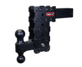Phantom X 2.5 Inch Solid Shank 7.5 Inch Drop 1.6K TW 16K Hitch & GH-051 Dual-Ball Mount Gen Y Hitch