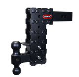 Phantom X 2.5 Inch Solid Shank 10 Inch Drop 1.6K TW 16K Hitch & GH-051 Dual-Ball & GH-032 Pintle Lock Gen Y Hitch