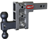 Mega Duty 2 Inch Shank 5 Inch Drop 1.5K TW 10K Hitch & GH-031 Dual-Ball Gen Y Hitch