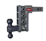 Mega Duty 2 Inch Shank 7.5 Inch Drop 1.5K TW 10K Hitch & GH-031 Dual-Ball Gen Y Hitch