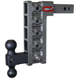 Mega Duty 2 Inch Shank 10 Inch Drop 1.5K TW 10K Hitch & GH-031 Dual-Ball Gen Y Hitch