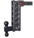 Mega Duty 2 Inch Shank 12.5 Inch Drop 1.5K TW 10K Hitch & GH-031 Dual-Ball (Stabilizer Kit Recommended:GH-0100) Gen Y Hitch