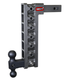 Mega Duty 2 Inch Shank 15 Inch Drop 1.5K TW 10K Hitch & GH-031 Dual-Ball (Stabilizer Kit Recommended:GH-0100) Gen Y Hitch