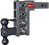 Mega Duty 2 Inch Shank 7.5 Inch Drop 1.5K TW 10K Hitch & GH-031 Dual-Ball & GH-032 Pintle Lock Gen Y Hitch