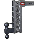 Mega Duty 2 Inch Shank 12.5 Inch Drop 1.5K TW 10K Hitch & GH-031 Dual-Ball & GH-032 Pintle Lock (Stab Kit Recommended:GH-0100) Gen Y Hitch