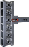 Mega Duty 2 Inch Offset Shank 5 Inch Rise ,7.5 Inch Drop 1.5K TW 10K Hitch Only Gen Y Hitch