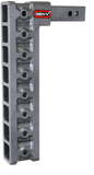 Mega Duty 2 Inch Shank 17.5 Inch Drop 2K TW 16K Hitch & GH-0100 Stabilizer Kit Gen Y Hitch