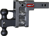 Mega Duty 2 Inch Shank 5 Inch Drop 2K TW 16K Hitch & GH-051 Dual-Ball & GH-032 Pintle Lock Gen Y Hitch