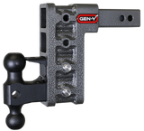 Mega Duty 2 Inch Shank 7.5 Inch Drop 2K TW 16K Hitch & GH-051 Dual-Ball & GH-032 Pintle Lock Gen Y Hitch