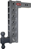Mega Duty 2.5 Inch Shank 18 Inch Drop 3K TW 21K Hitch & GH-061 Dual-Ball & GH-0101 Stabilizer Kit Gen Y Hitch