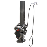 Spartan Torsion Flex SnapLatch 2.5 Inch Offset 4 Inch Round Tube Gooseneck 2 5/16 Inch Coupler Standard Height 3.5-6.5K TW 25K Towing Includes GH-098 Pin & Pull Rod Gen Y Hitch