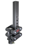 Spartan Torsion Flex Manual Latch 5 Inch Offset 4 Inch Square Tube Gooseneck 3 Inch Coupler Standard Height 7K TW 40K Towing Gen Y Hitch