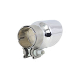 Stainless Steel Exhaust Tip 6 Inch Inlet Size: 2.0 Inch Outlet Size: 3.0 Inch Polished Stainless Steel Go Rhino