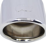 Stainless Steel Exhaust Tip 6 Inch Inlet Size: 2.0 Inch Outlet Size: 3.0 Inch Polished Stainless Steel Go Rhino