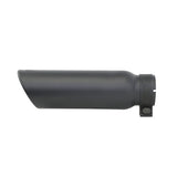 Black Powder Coated Stainless Steel Exhaust Tip 14 Inch Inlet Size: 3.0 Inch Outlet Size: 4.0 Inch Textured Black Go Rhino