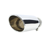 Stainless Steel Exhaust Tip 14 Inch Inlet Size: 3 1/2 Inch Outlet Size: 5.0 Inch Polished Stainless Steel Go Rhino