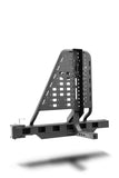 Swing A Way 2 Inch Hitch Mounted Tire Carrier Textured Black Go Rhino