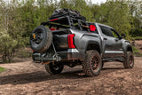 Swing A Way 2 Inch Hitch Mounted Tire Carrier Textured Black Go Rhino