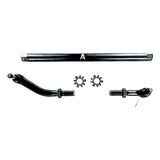 Apex Chassis Heavy Duty 2.5 Ton No Flip Drag Link Assembly in Steel Fits: 19-22 Jeep Gladiator JT 18-22 Jeep Wrangler JL/JLU Rubicon Mohave Sahara Sport. Note: This NO-FLIP kit fits Dana 44 & Dana 30 axles with a lift of 4.5 inches or less
