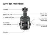 Heavy Duty Ball Joint Kit (Upper is Knurled) Fits: 14-18 Ram 2500/3500 Apex Chassis